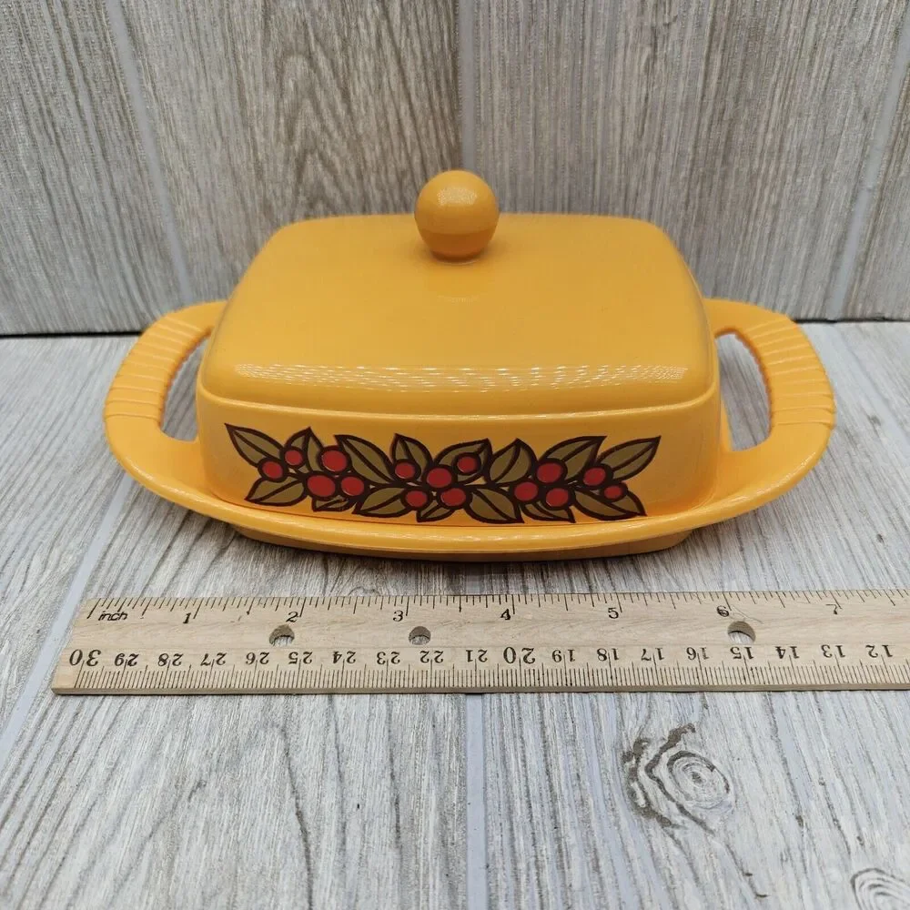 Vintage 70's Emsa Lot MCM Retro Mod Cream‎ Sugar Butter Salt Pepper W. Germany
